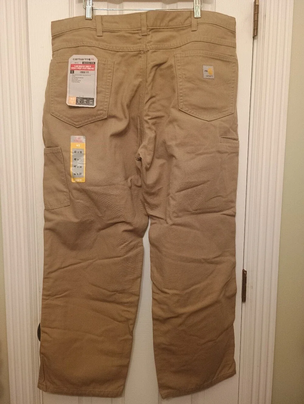 Carhartt Men’s 40x30 Khaki Work Cargo Pants (NWT)